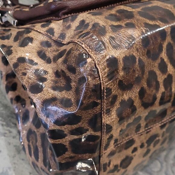 Dolce & GABBANA LEOPARD PRINT TOTE Vintage - Picture 12 of 16